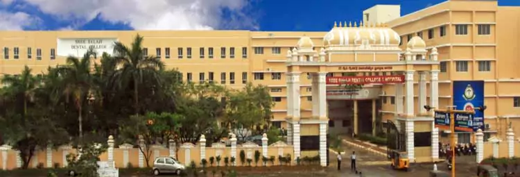 campus Sree Balaji Dental College and Hospital, Narayanapuram